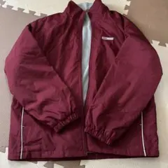 ZERO SPORTS バーガンディ ナイロンジャケット M