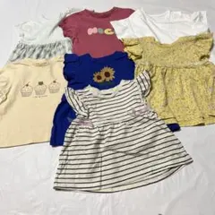 ベビー服 トップス 女の子 ７点セット 80cm 半袖