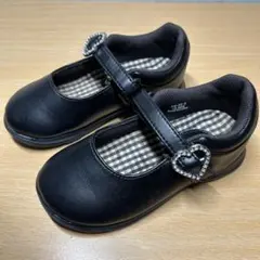 【美品】 ムーンスター キャロット フォーマル 16.5cm ブラック 女の子