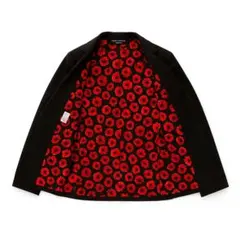 Paul Smith BLACK LABEL 黒 M 裏地花柄 ジャケット