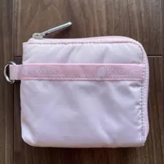 レスポートサック　コンパクト財布　ピンク