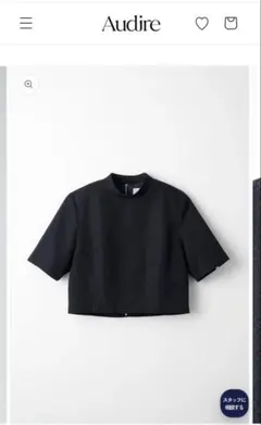 新品　Audire アウディーレ　ノーカラー　ジャケット　ネイビー　　M Outerwears – Audire