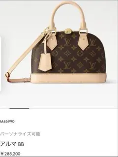 最終！！ルイヴィトン アルマbb 未使用保管 保存袋LOUIS VUITTON