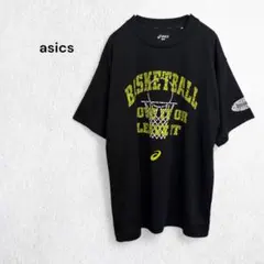 アシックス Tシャツ スポーツ 半袖 トップス プリント バスケ