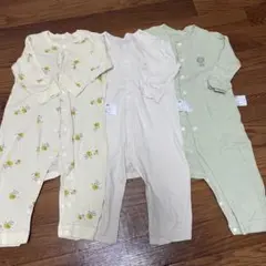 ユニクロ UNIQLO ベビー ロンパース 80サイズ 3点セット