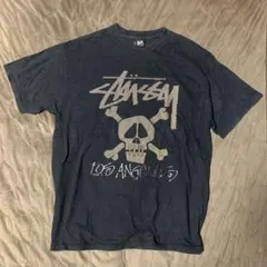 80s USA製ヴィンテージ old stussy Tシャツ スカルフラワー - メルカリ