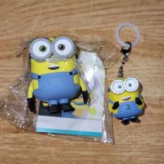 ミニオン　ミニオンズ　立体ラバー　キーチェーン／めじるしチャーム　ボブ
