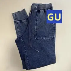 【GU】デニムスウェットイージーパンツ
