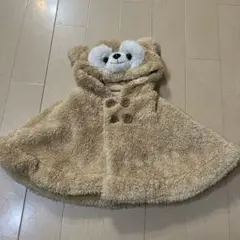 ダッフィー　フード付き ケープ　ディズニーコーデ