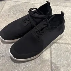 無印良品 MUJI 踵の衝撃を吸収するスニーカー 27.0cm ブラック