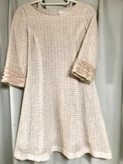 超！超！目玉商品大人気キュートなツイード・ユニバーバルミューズ　ワンピース日本製