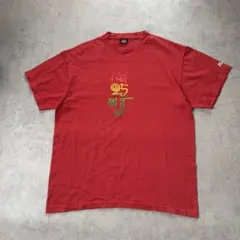 00's STUSSY ステューシー Tシャツ ロゴ 赤のサムネイル