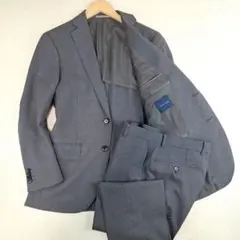 タカキュー　洗えるビジネススーツセットアップ　ダークグレー　Y4　W76cm