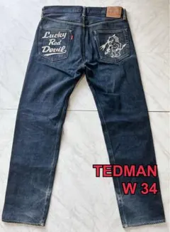 TEDMAN DEVIL 伍号　セルビッチデニム　刺繍w34のサムネイル