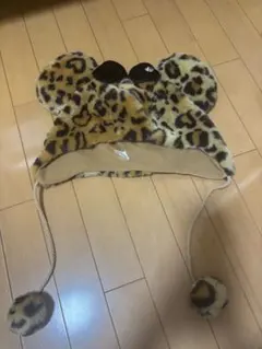 ミニーちゃん ヒョウ柄 ファンキャップ
