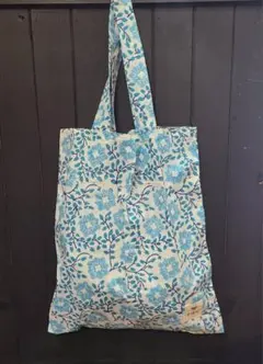 オリジナル　トートバッグ　男女兼用　ブロックプリント①