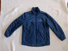 アウター　薄手　キッズ　男の子　アディダス　ネイビー　ジャンパー　ダウン　子供用