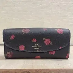 COACH コーチ 長財布 ２つ折り財布 花柄