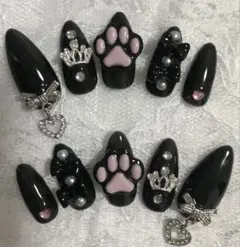 地雷系 ネイルチップ