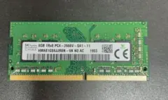 #0615-20【確認済】SK Hynix DDR4 8GB×2枚セットノート用 0615-20【確認済】SK Hynix DDR4 8GB×2枚セットノート用 - メルカリ