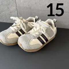 美品　シューズ　スニーカー　15cm バースデイ　アディダス　サンバ