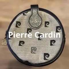 （希少）Pierre Cardin 円形ポーチ　ピエールカルダン　総柄　レトロのサムネイル