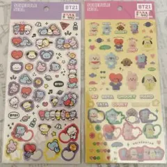 未使用 BT21 シール シートシール 2枚 BTS