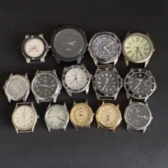 稼働品・3本セット】ユナイテッドアローズ 腕時計 クロノグラフ 