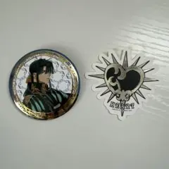 D.Gray-man 神田ユウ　缶バッジ　ステッカーのサムネイル