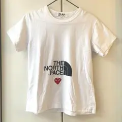 PLAY☆コムデギャルソン☆ノースフェイス☆白☆半袖Tシャツ☆Mサイズ☆コラボのサムネイル
