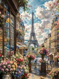 《ラウンド️⭕️》ダイヤモンドアートキット エッフェル塔 ❷