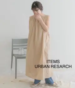 アイテムズアーバンリサーチ ノースリーブ シャツワンピース レディース 夏