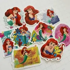 【新品・送料込み】ステッカー 大きめ ディズニープリンセス アリエル アップ