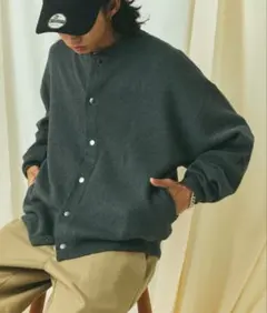 FREAK'S STORE スウェットスナップ カーディガン　サイズM