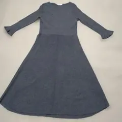 DoCLASSE ニットワンピース グレー フレアスリーブのサムネイル