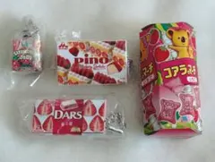 DARS 白いダース 森永苺のショートケーキ チロルチョコ いちごゼリー ガチャ
