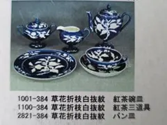 深川製磁　三道具　紅茶椀揃　パン皿揃のサムネイル