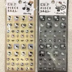 ハローキティ　タイルシール　カットピースシール　2点セット