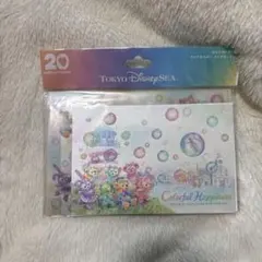 ダッフィーとフレンズ カラフルハピネス ポストカードセット