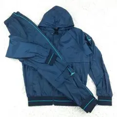 希少90s◎ミズノ ナイロンセットアップ ネイビー 紺 ミズノスーパースター