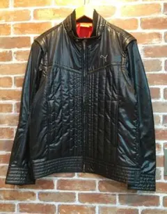 Puma ブラック 2wayキルティングジャケット