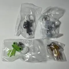 どこでもいっしょ　めじるしアクセサリー　４個セット