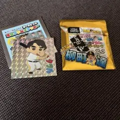 ソフトバンクホークス/クレヨンしんちゃんホログラムステッカー&ネームキーチェーン