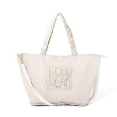 Francfrancクラシックフラワー 2WAYキャリーオントート ライトピンク