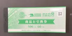 阪神甲子園球場 商品お引換券 2026年 500円券×60枚綴 - メルカリ