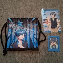 カラフルピーチ からぴち なおきり ミニ巾着ポーチ ステッカー グミカード