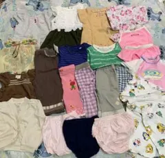 20着ブランドたっぷり！80 90 95女の子新品まとめ売り保育園キッズ春夏
