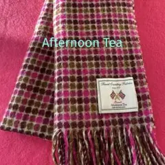 Afternoon Tea チェック柄マフラー【イギリス製】