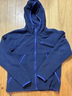 NIKE フリースパーカー ネイビー メンズ S