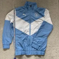 マンチェスターC フルジップ ナイロン メッシュ裏地 トレーニングウェア